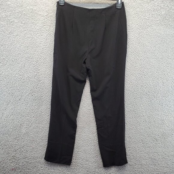 Halogen Women Dress Pants Straight Leg Side Zip Flat Front Stretch Size 4 - Picture 9 of 11